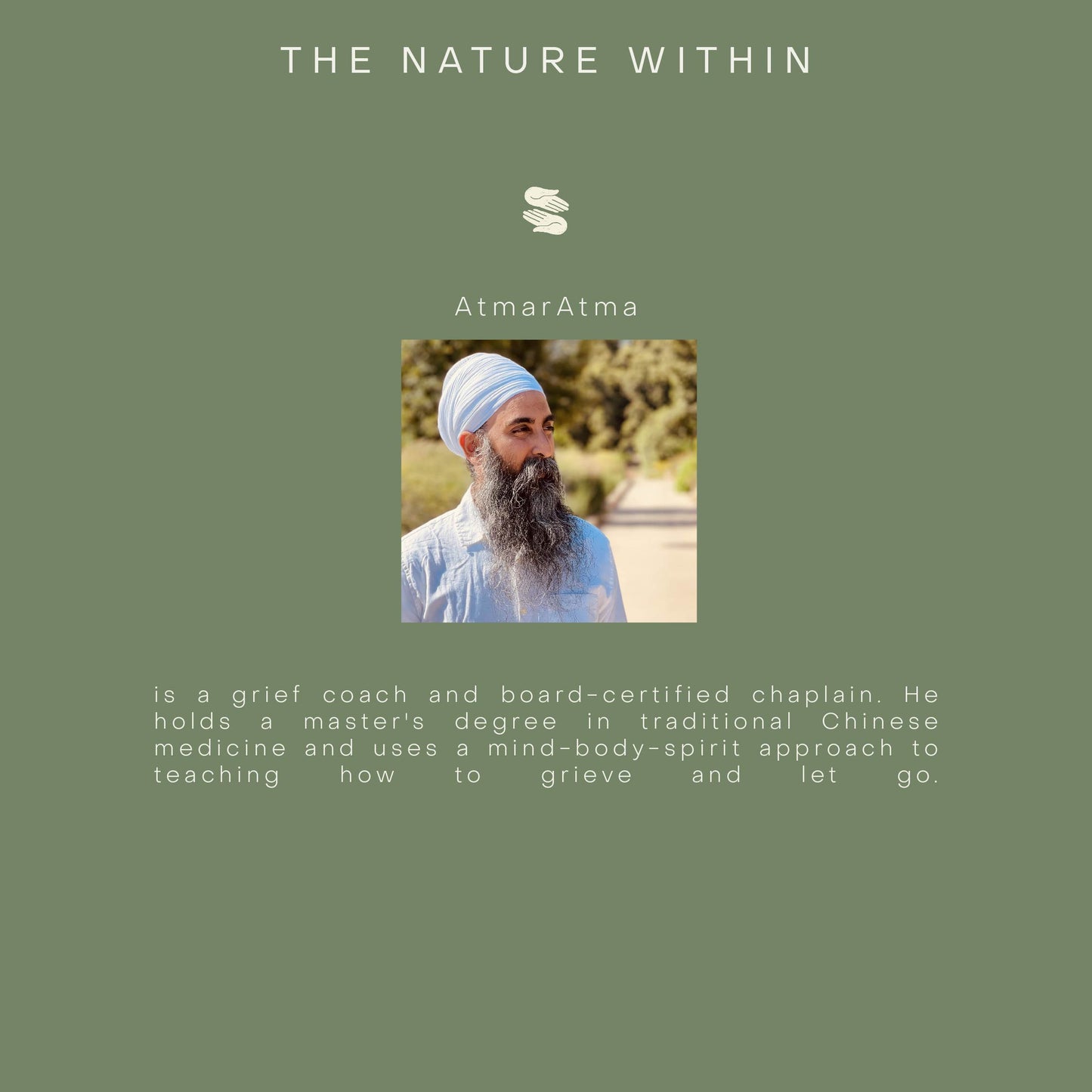 Grief Work or Letting Go (90 min) with AmarAtma at THE NATURE WITHIN RETREAT