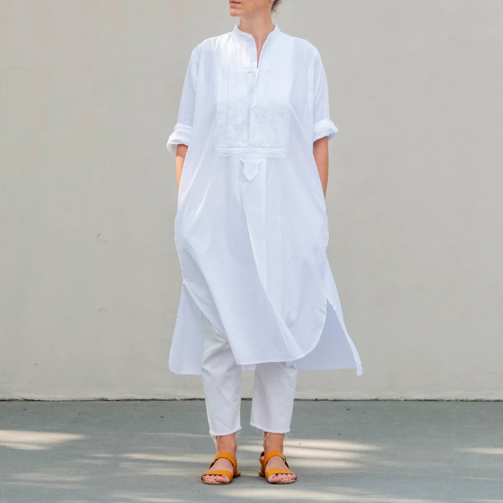MONTBÉLIARD SHIRT PLEATS WHITE