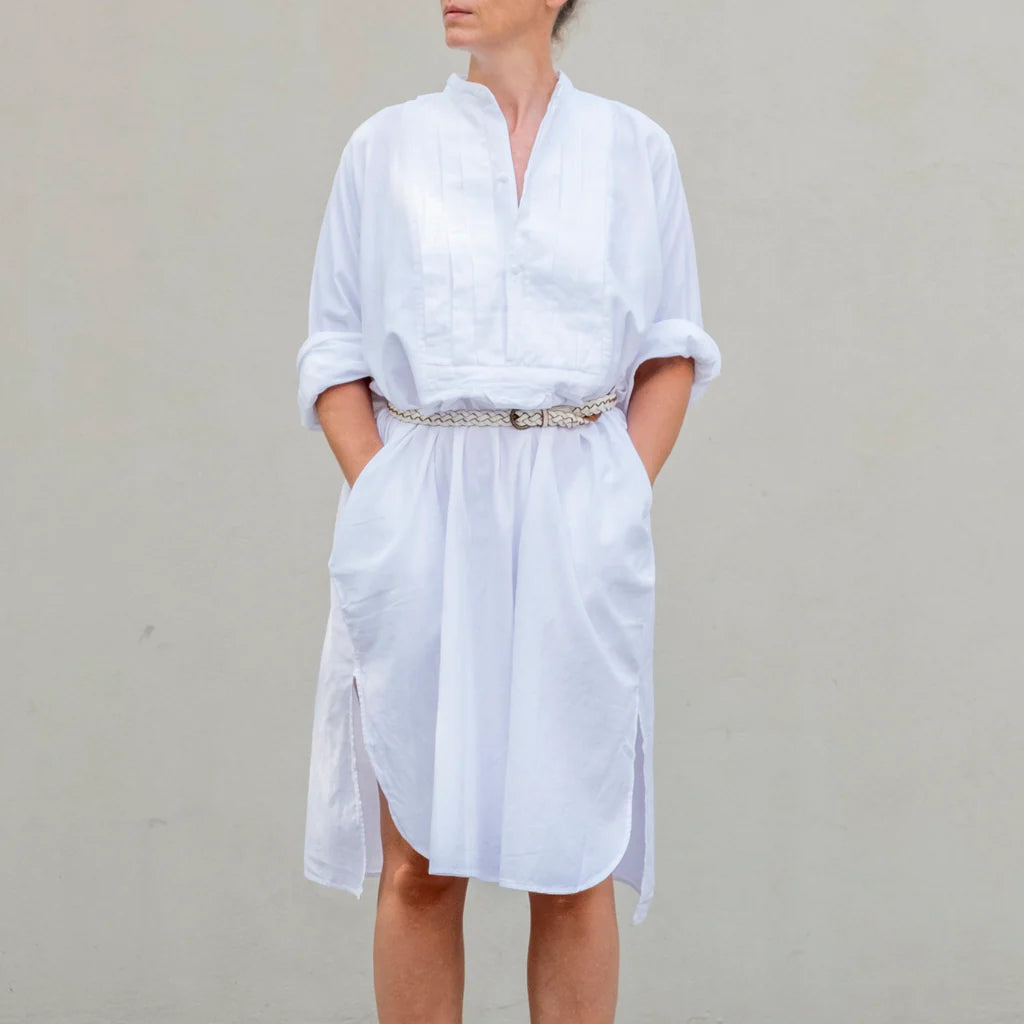 MONTBÉLIARD SHIRT PLEATS WHITE