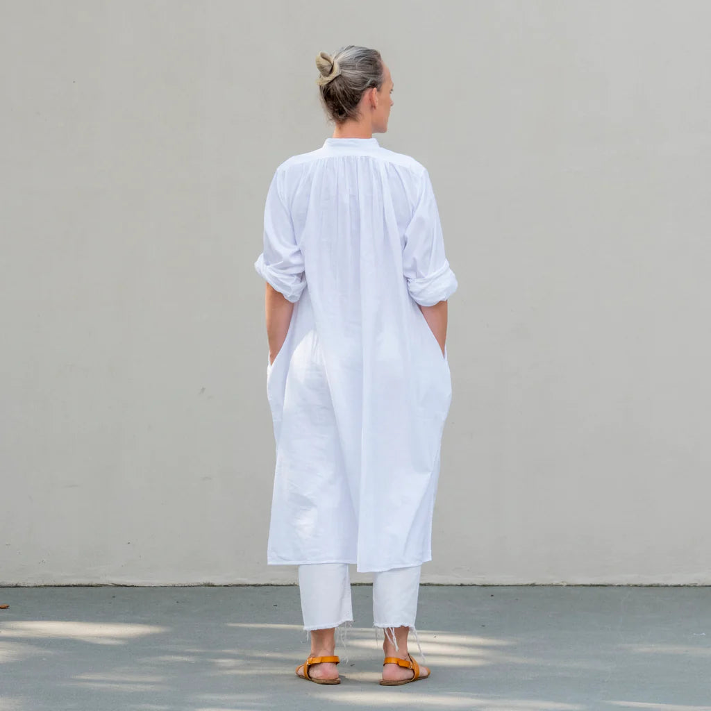 MONTBÉLIARD SHIRT PLEATS WHITE