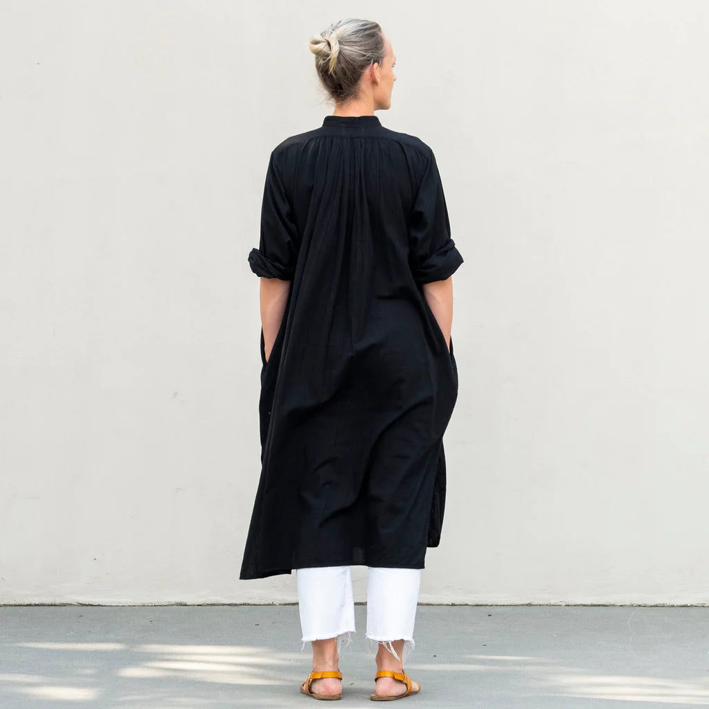 MONTBÉLIARD SHIRT PLEATS BLACK
