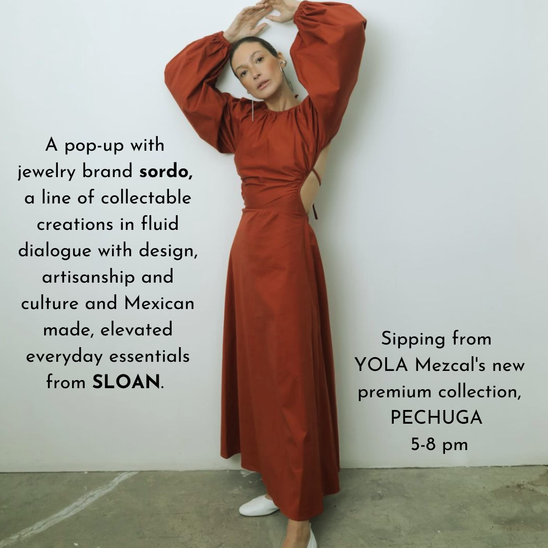 First Thursdays: A Celebration of Artistry with sordo + SLOAN Thursday December 7th