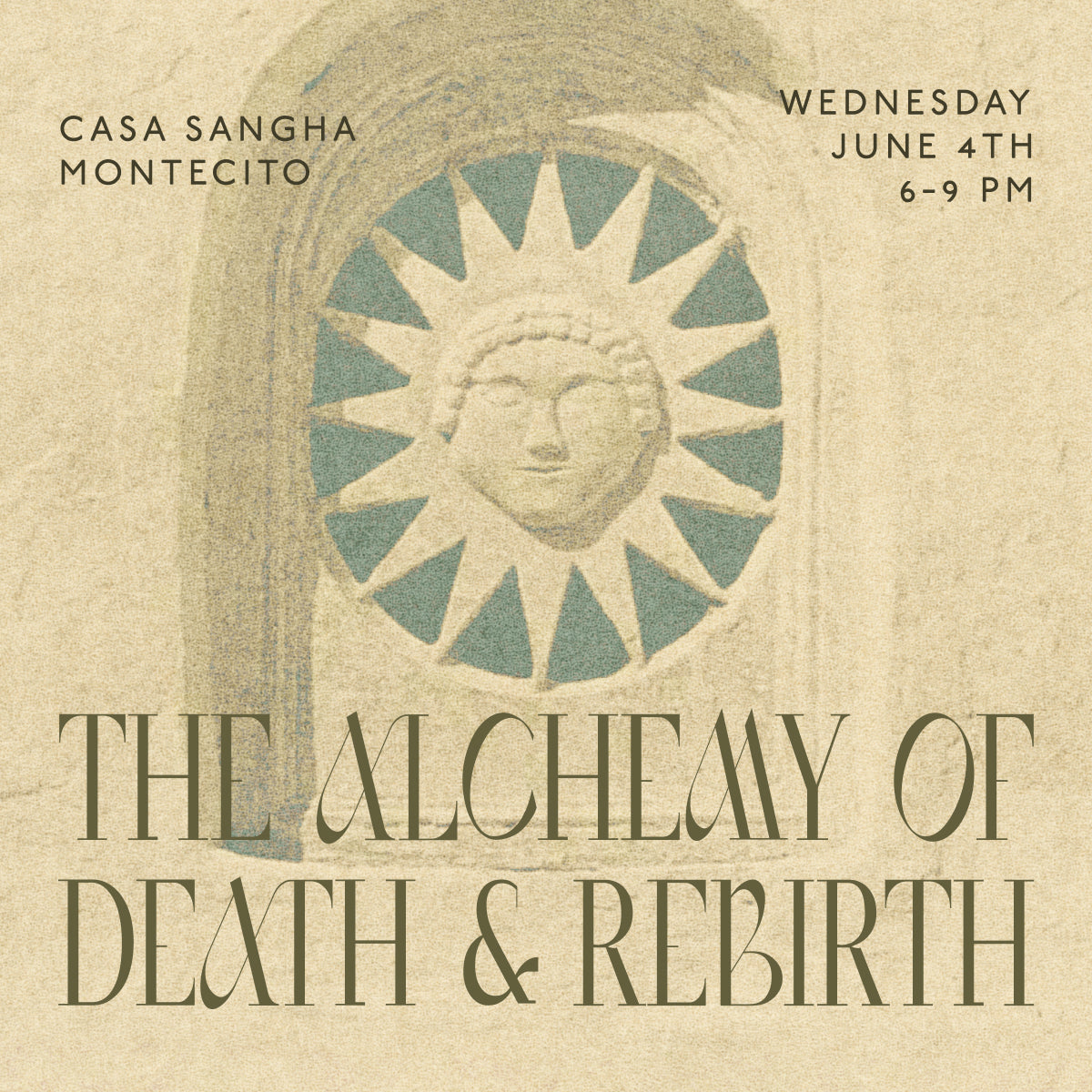 The Alchemy Of Death & Rebirth with Arivind Abraham Wednesday June 4th