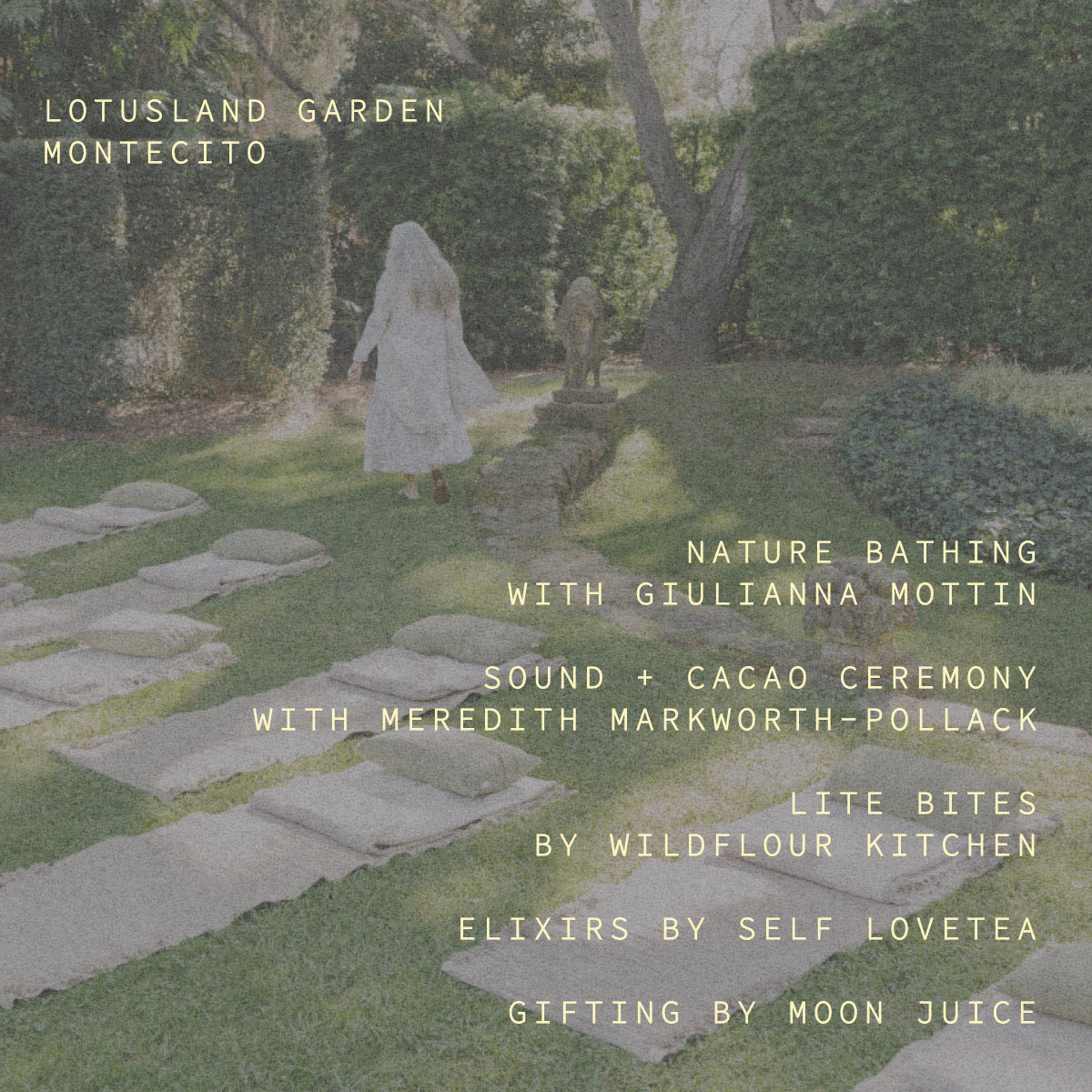 The Nature Within Retreat at Lotusland Garden Friday October 3rd