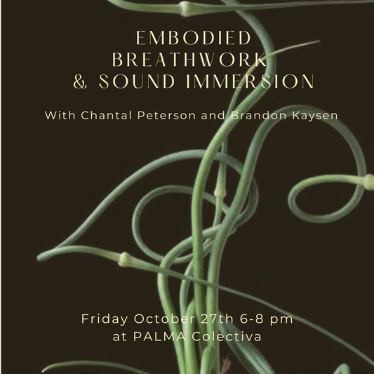 Embodied Breathwork And Sound Immersion Friday October 27th