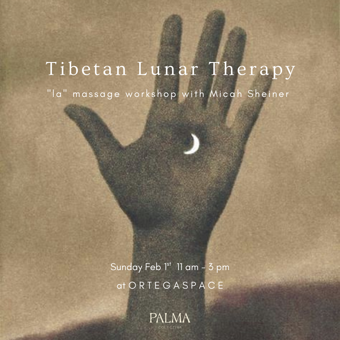 Tibetan Lunar Therapy "la" Massage Workshop with Micah Sheiner Sunday February 1st