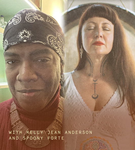 A Samhain Passage of Breath, Voice & Shadow with Kelly Jean Anderson and Spoony Forte Thursday October 30th at O R T E G A S P A C E