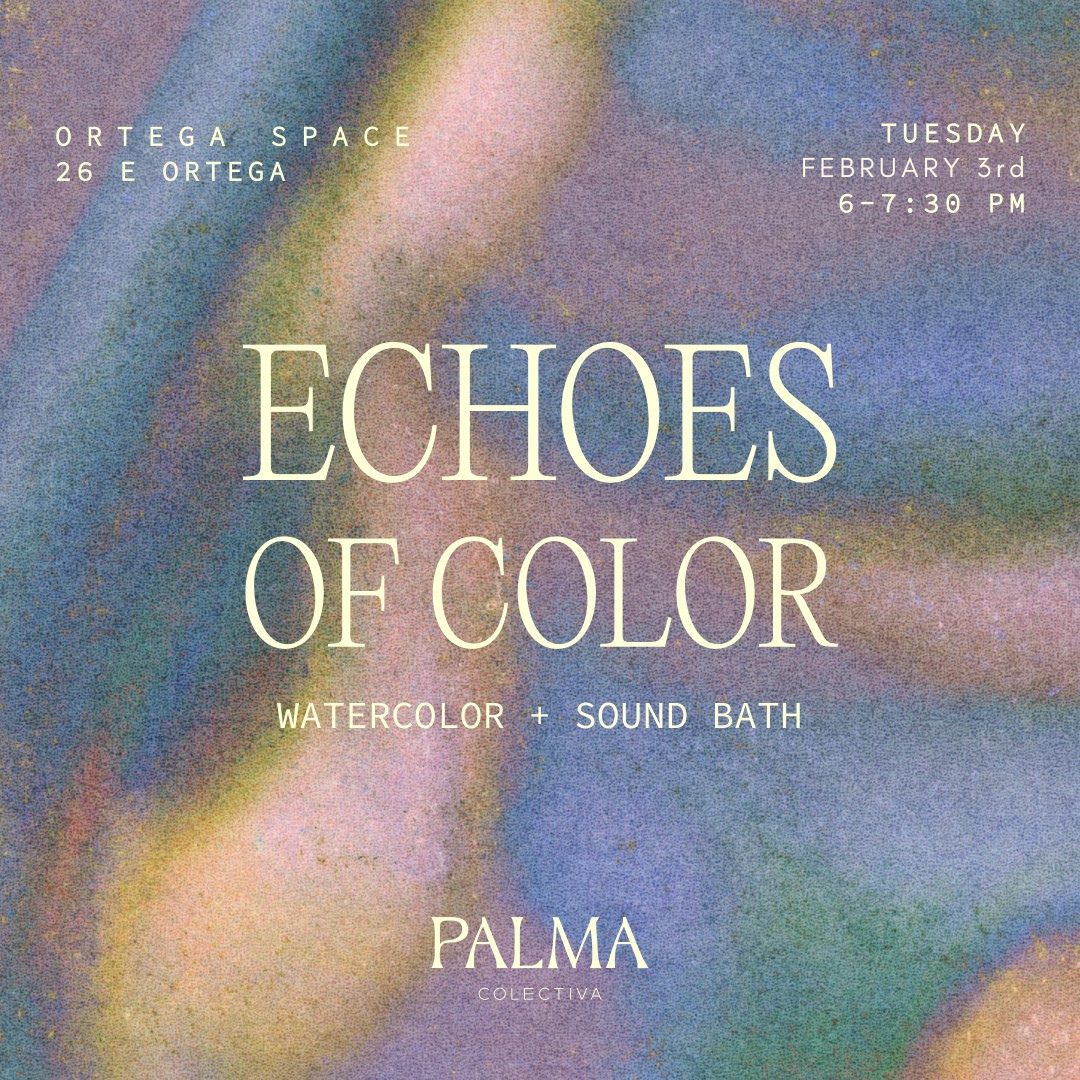 Echoes Of Color: A Watercolor Painting Sound Bath Tuesday February 3rd