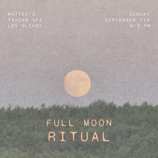 Full Moon Ritual At Mattei's Tavern September 7th