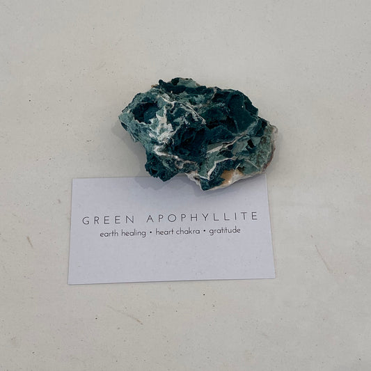 Crystal - Green Apophyllite