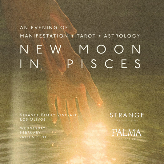 New Moon In Pisces: Manifestation + Tarot + Astrology at Strange Family Vineyards Los Olivos Wednesday February 26th