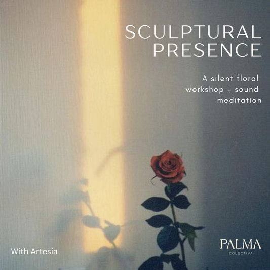 Sculptural Presence: A Silent Floral Meditation Thursday July 2nd