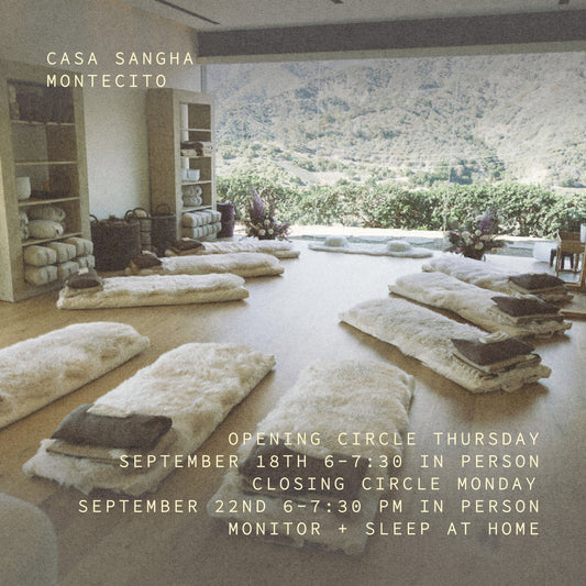 Sleep Retreat with MAMMAL Herbs Thursday- Monday September 18th - 22nd In Person + At Home