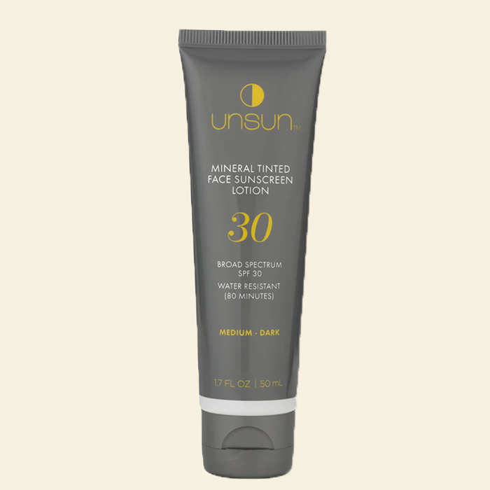 Mineral Tinted Sunscreen Lotion - Medium Dark