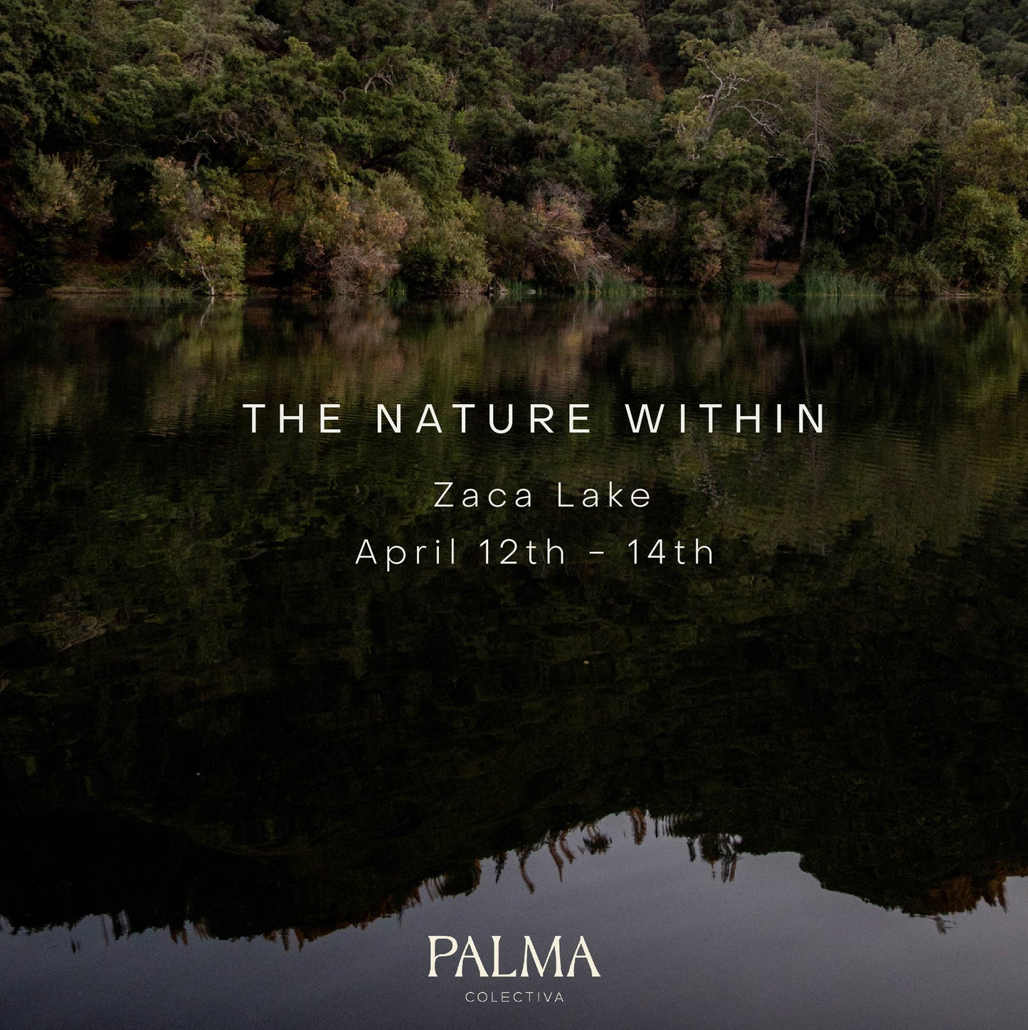 THE NATURE WITHIN   PALMA Colectiva at Zaca Lake April 12th to 14th 2024 