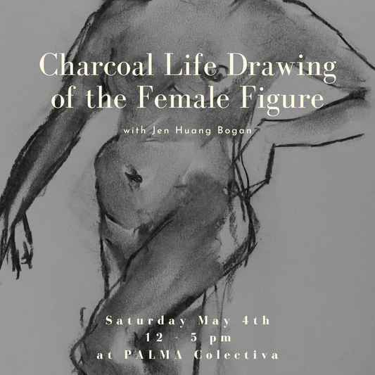 Charcoal Life Drawing of the Female Figure Saturday May 4th