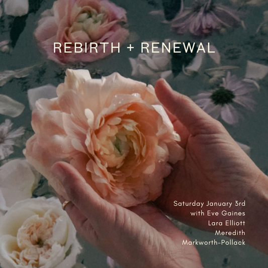 Rebirth + Renewal with RITUEL Saturday January 3rd